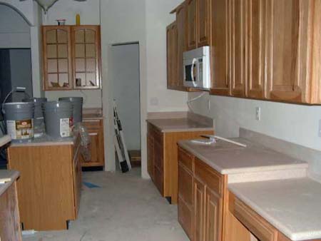 Kitchen with solid surfacing 2