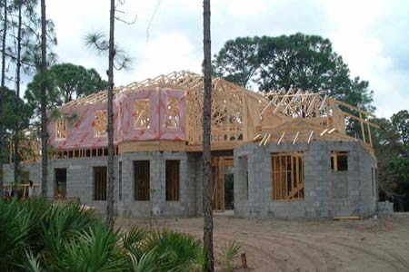 Roof Trusses almost complete