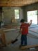 Mikey doing cleanup in the garage